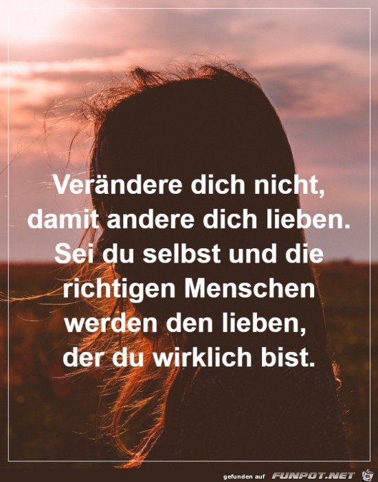 Verndere dich nicht