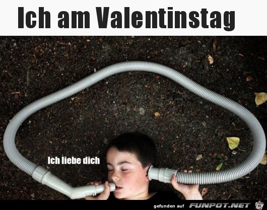 Ich am Valentinstag