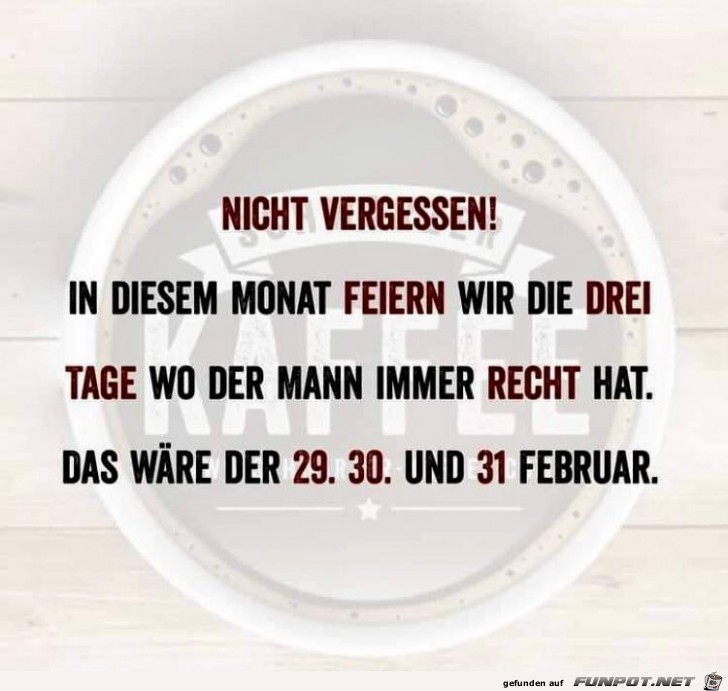 Drei besondere Tage