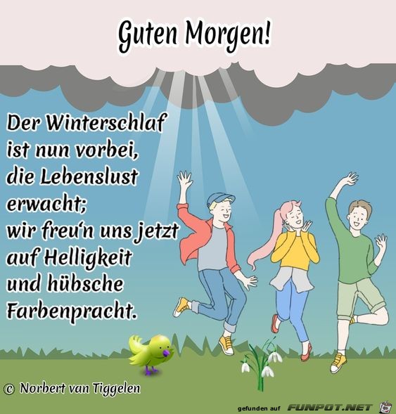 Guten Morgen Frhling