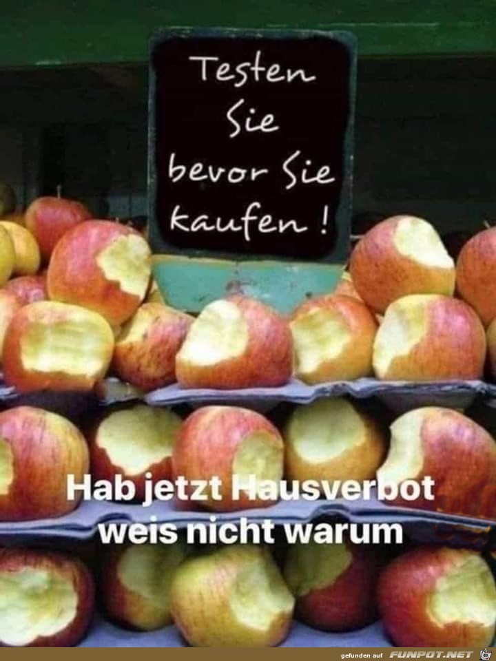 Hausverbot nach Test