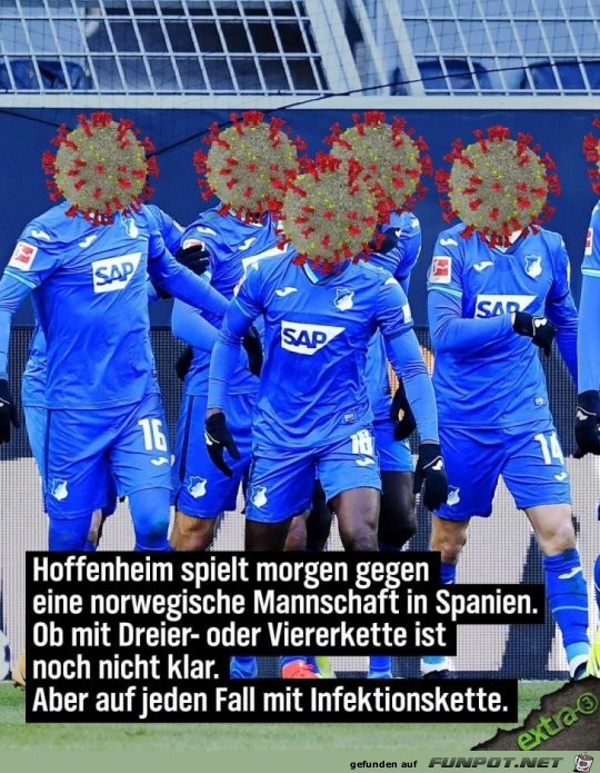 Hoffenheim spielt morgen...