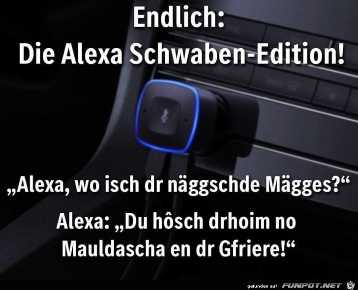 Schwaben-Edition von Alexa