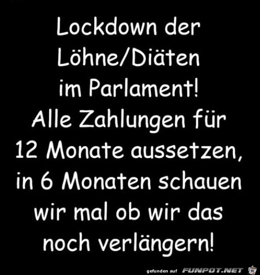 Lockdown der Diten