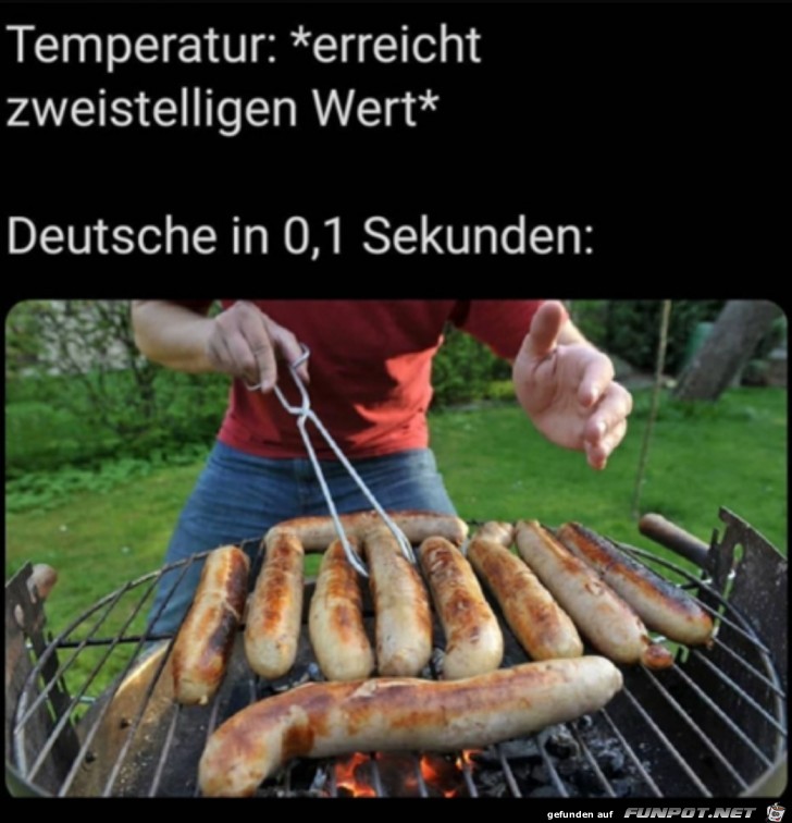 Es wird angegrillt