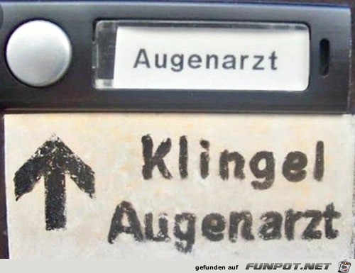 Augenarzt-Klingel