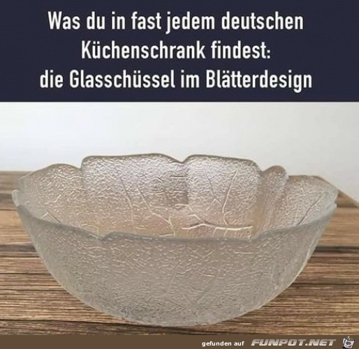 Diese Schüssel kennt jeder Diese Schüssel kennt jeder