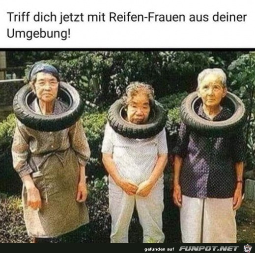 Reifen-Frauen