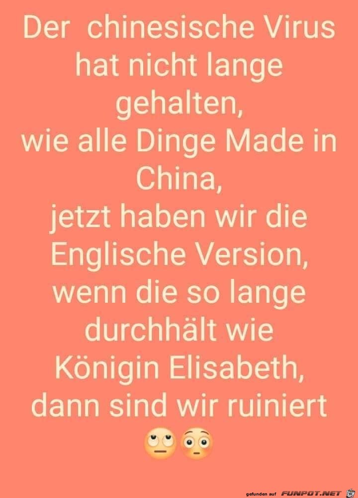 Die englische Virus-Version