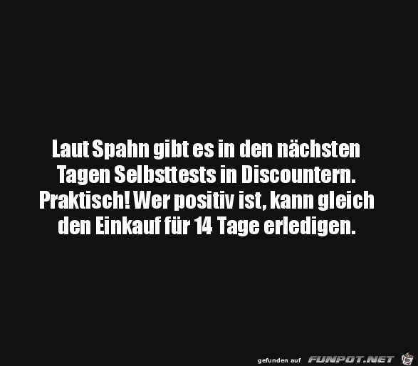 Selbsttests in Discountern