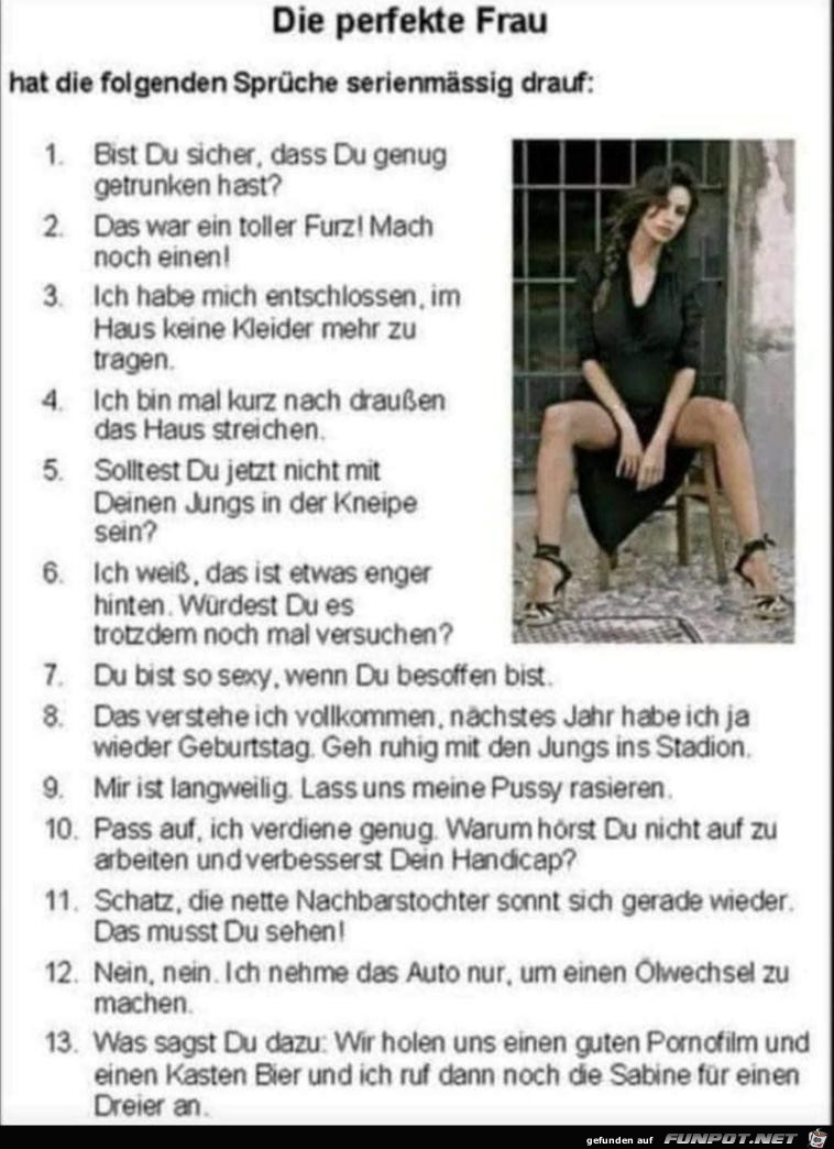 perfekte Frau