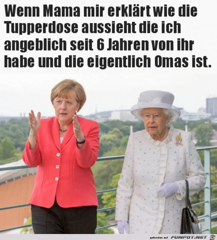 Mutti erklrt was zur Tupperdose