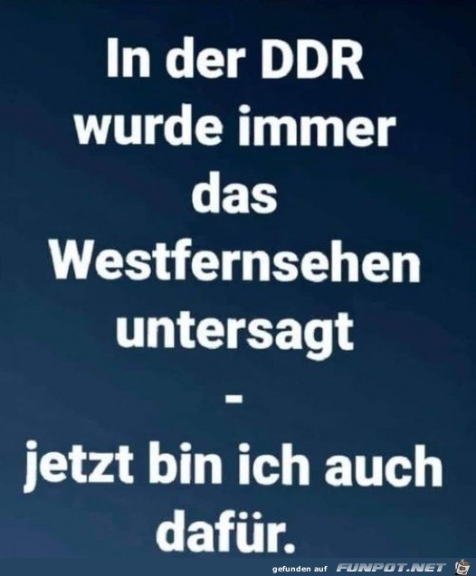 Westfernsehen untersagen