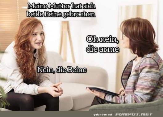 Nein die Beine