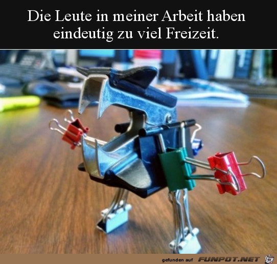 Zu viel Freizeit