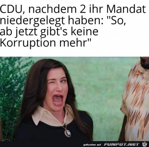 Keine Korruption mehr