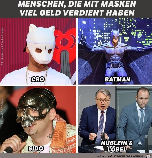 mit Masken