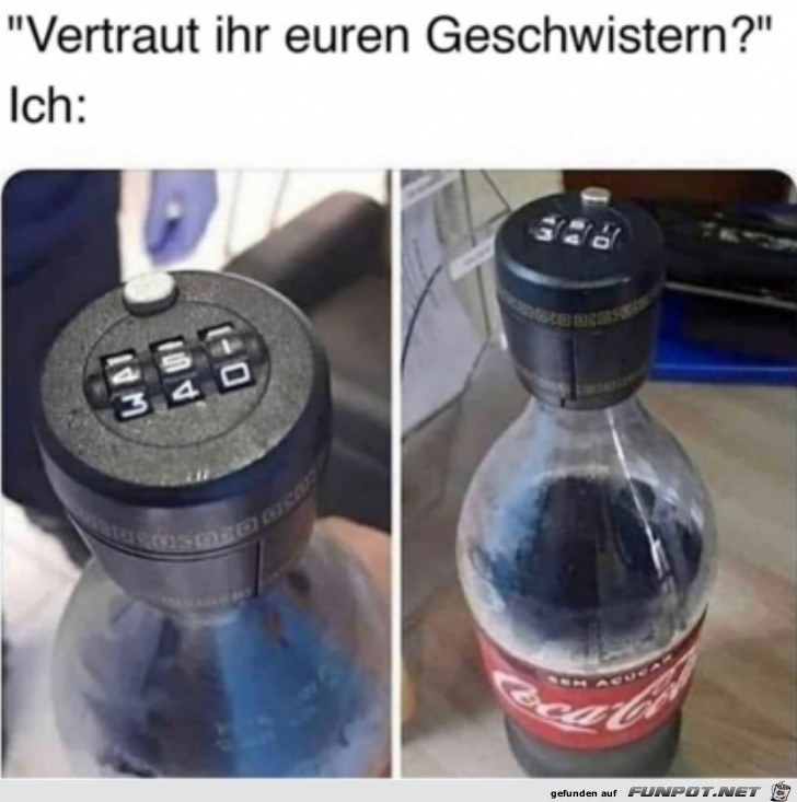 Kein Vertrauen zu den Geschwistern