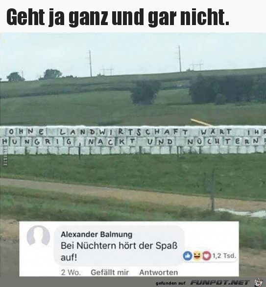 Geht ja gar nicht