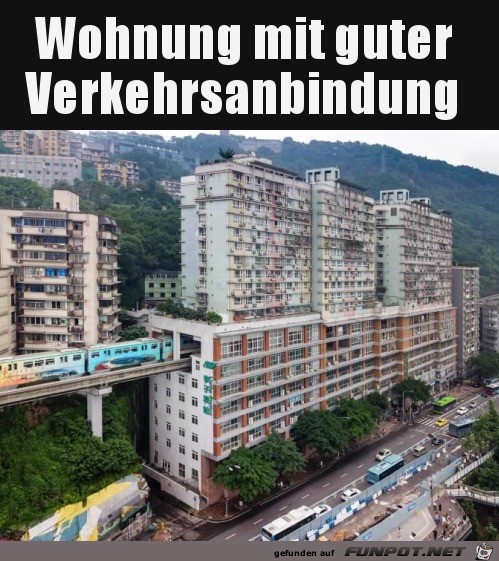 Super Verkehrsanbindung