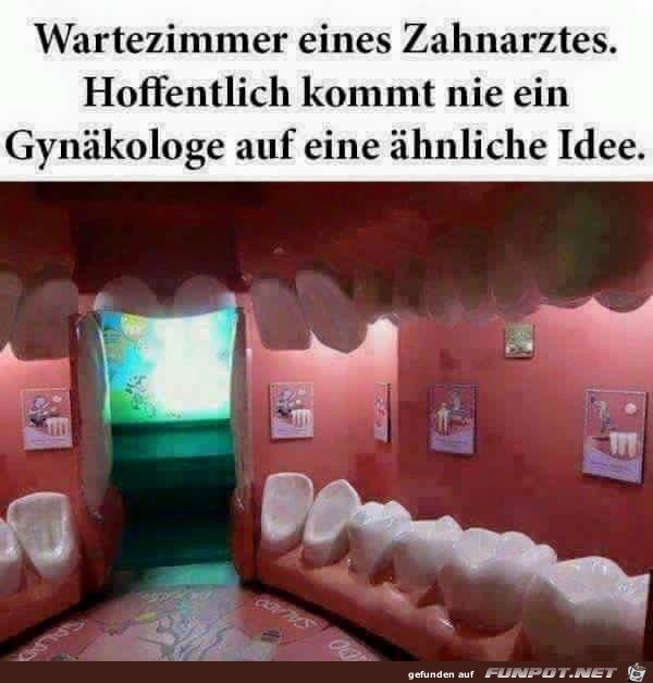Wartezimmer eines Zahnarztes