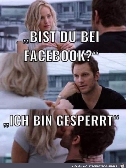 Von Facebook gesperrt