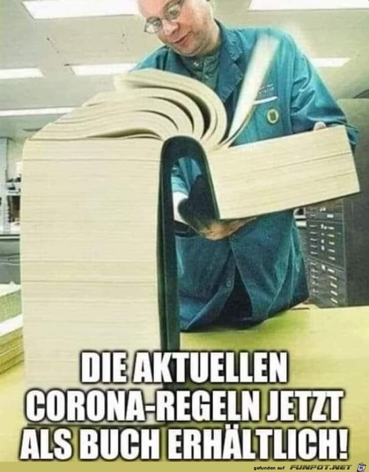 Corona-Rregeln als Buch