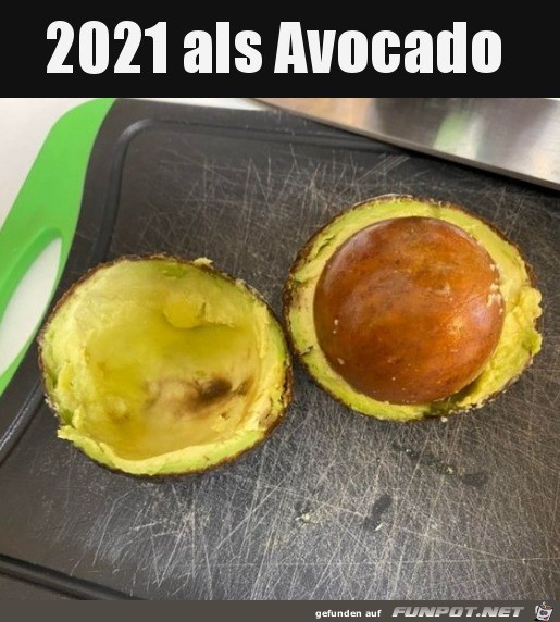 hässliche Avocado