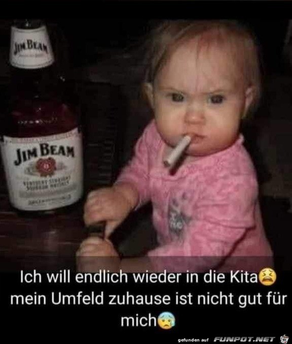 Das Umfeld zuhause ist nicht gut