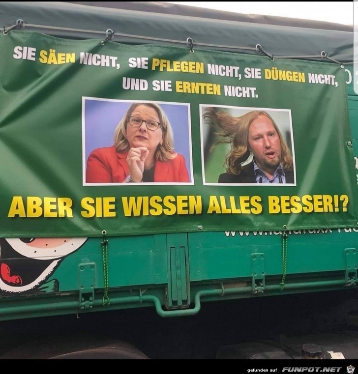 Aber sie wissen alles besser