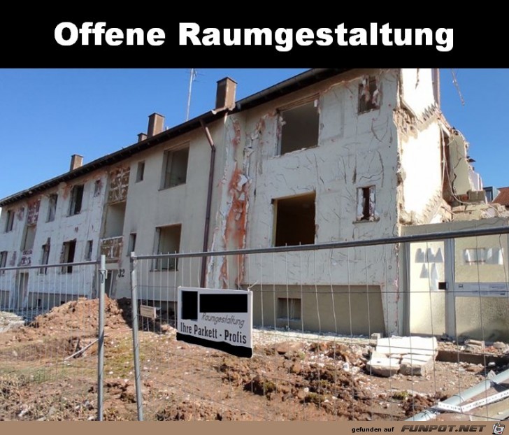 Offene Raumgestaltung