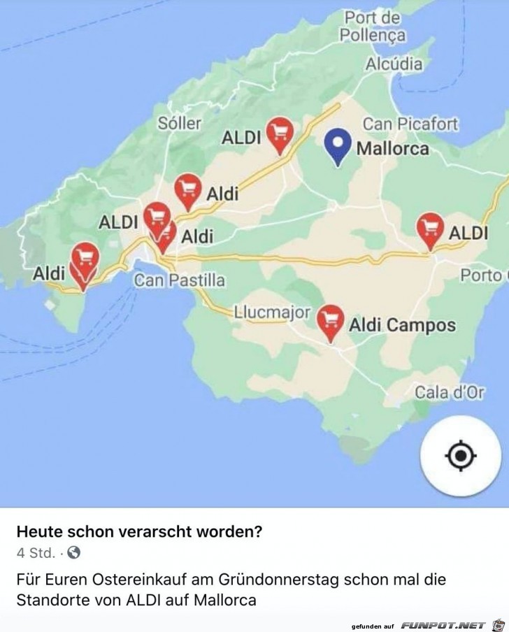 Aldi auf Mallorca