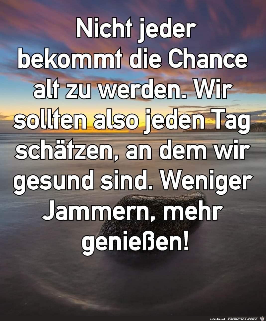 Nicht jeder bekommt die Chance