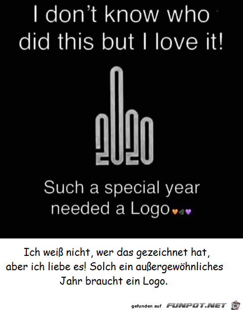 2020 Logo - German English