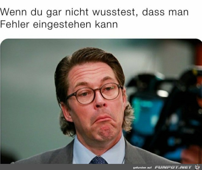 Fehler kann man eingestehen