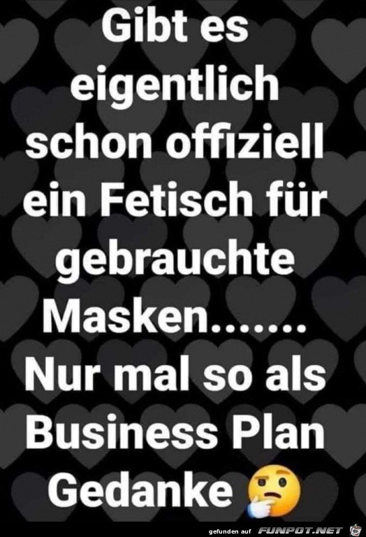 Business Plan fr gebrauchte Masken