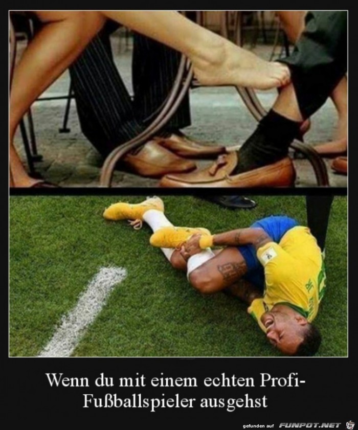 Typisch Fuball-Profi