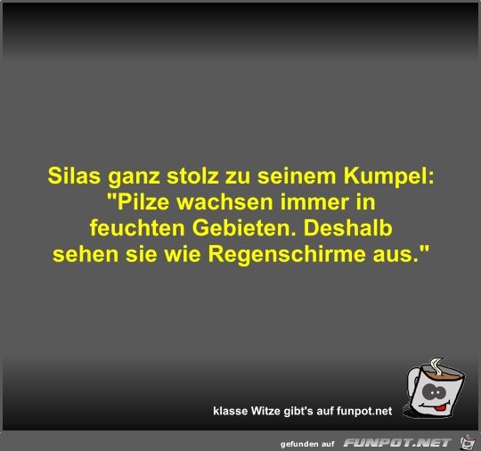 Silas ganz stolz zu seinem Kumpel