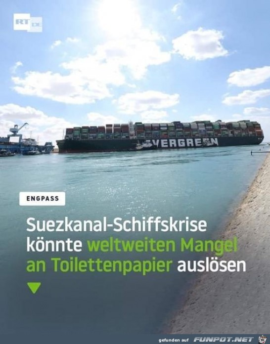 Suez-Kanal Schiffskrise