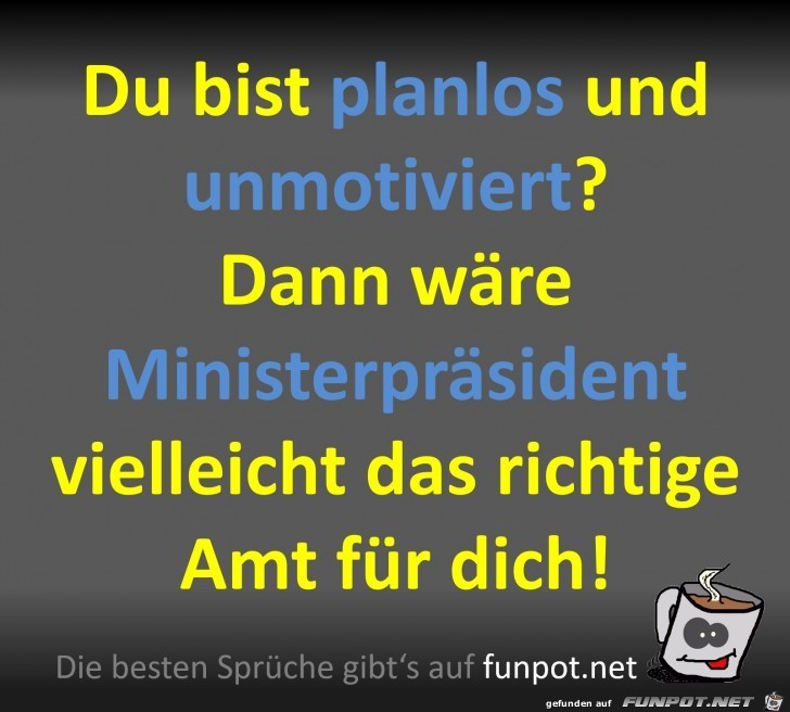 Planlos und unmotiviert