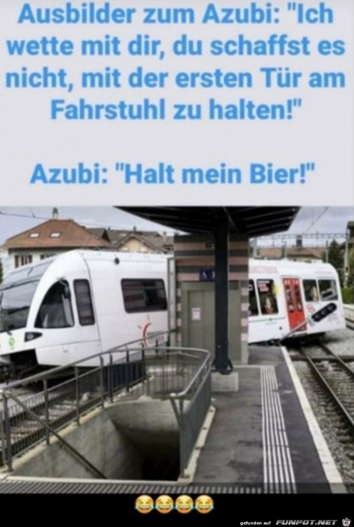 Azubi hat es passend gemacht