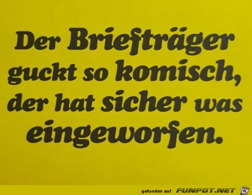 Der Brieftrger