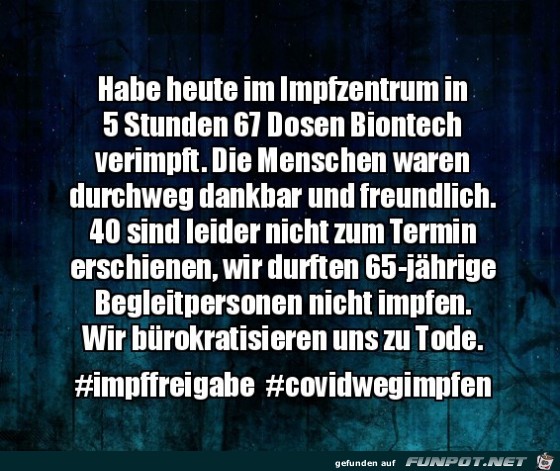 Im Impfzentrum