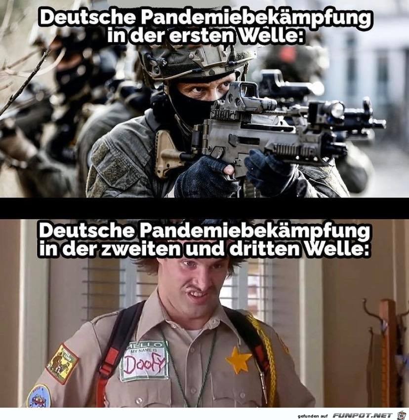 die deutsche Pandemie-Bekmpfung