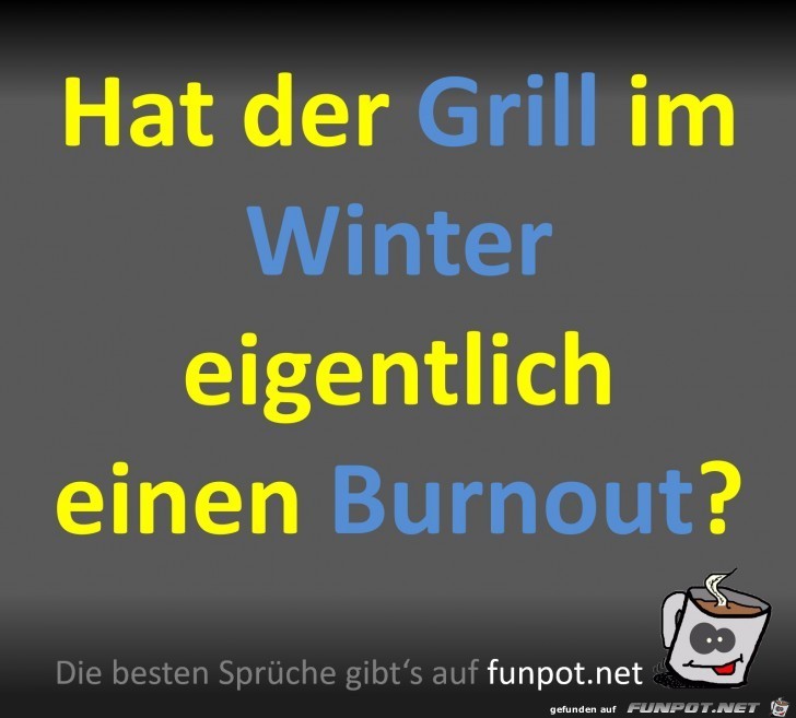 Grill im Winter