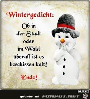 Wintergedicht