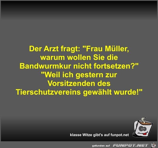 Der Arzt fragt