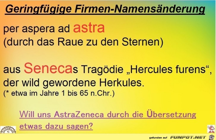 AstraZeneca - Namensnderung