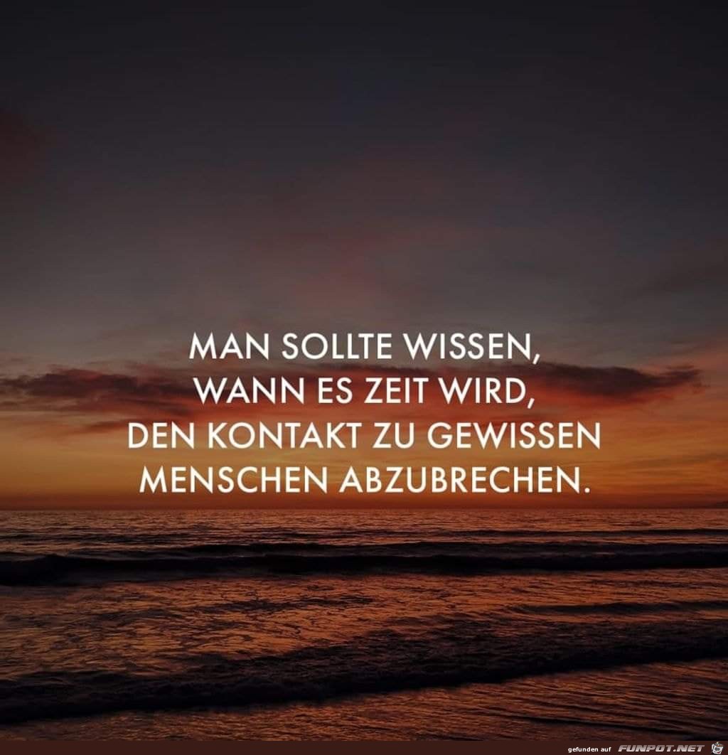 Man sollte wissen