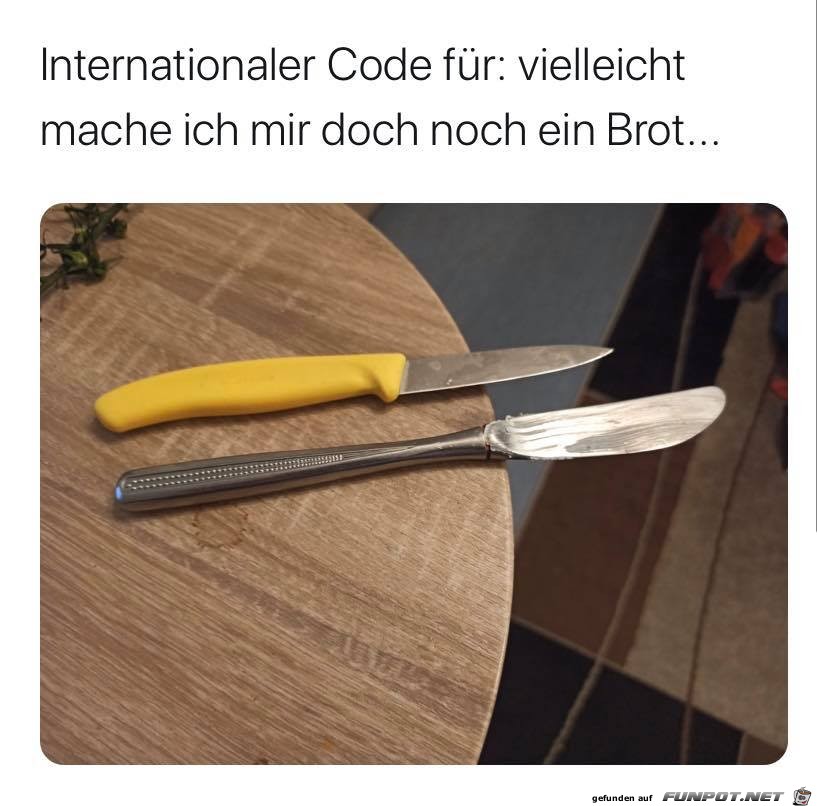 Vielleicht mache ich mir doch noch ein Brot